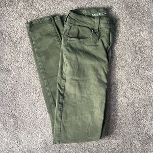 American Eagle Camo Skinny Jeans